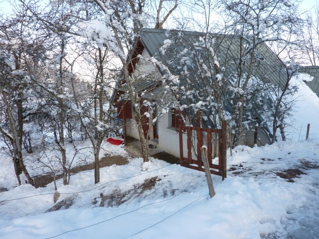 Extérieur du gîte 5 personnes - hiver